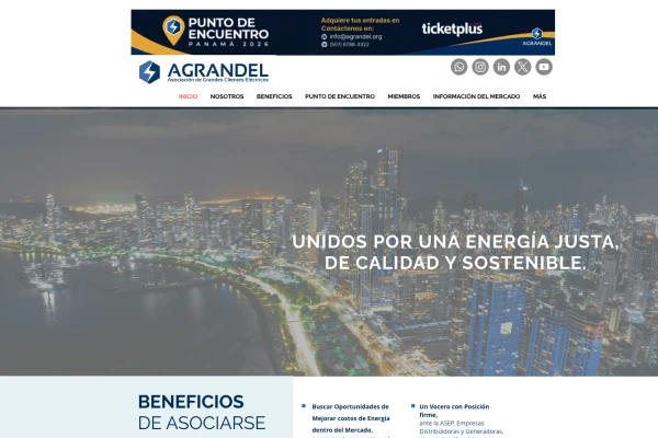 AGRANDEL - Asociación de Grandes Clientes Eléctricos | Panamá